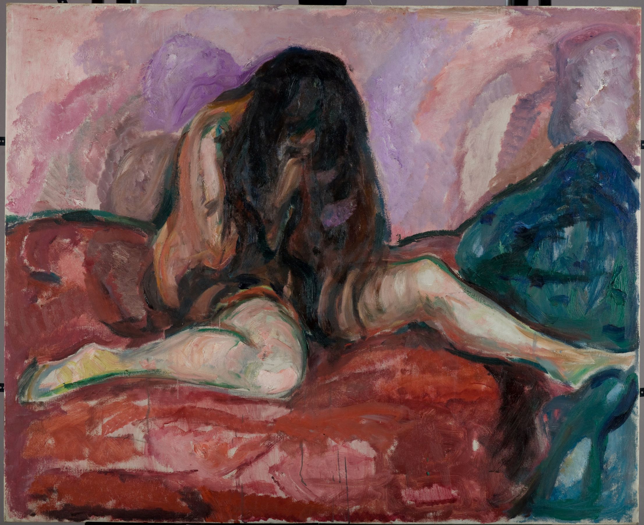 Weeping Nude (1913–1914). / Obra de Edvard Munch (Munch Museum, Oslo).