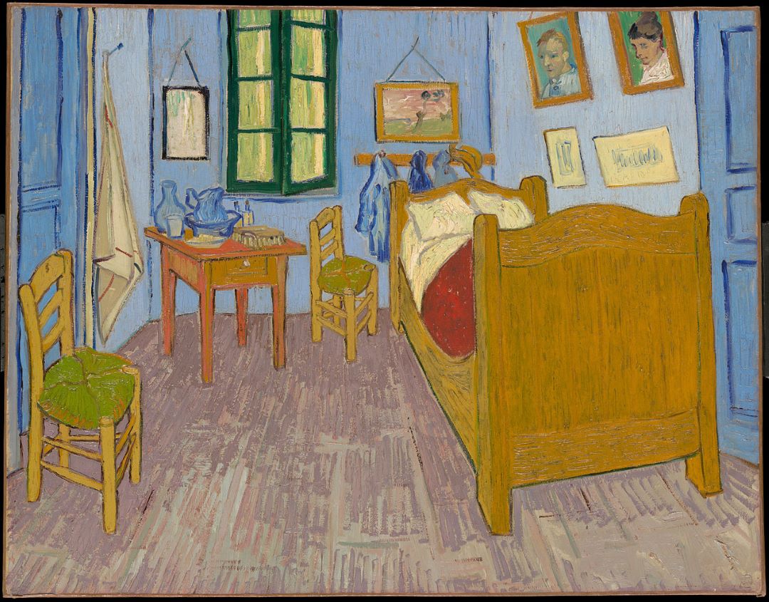 El dormitorio (1889). / Obra de Vincent van Gogh - Art Institute of Chicago.