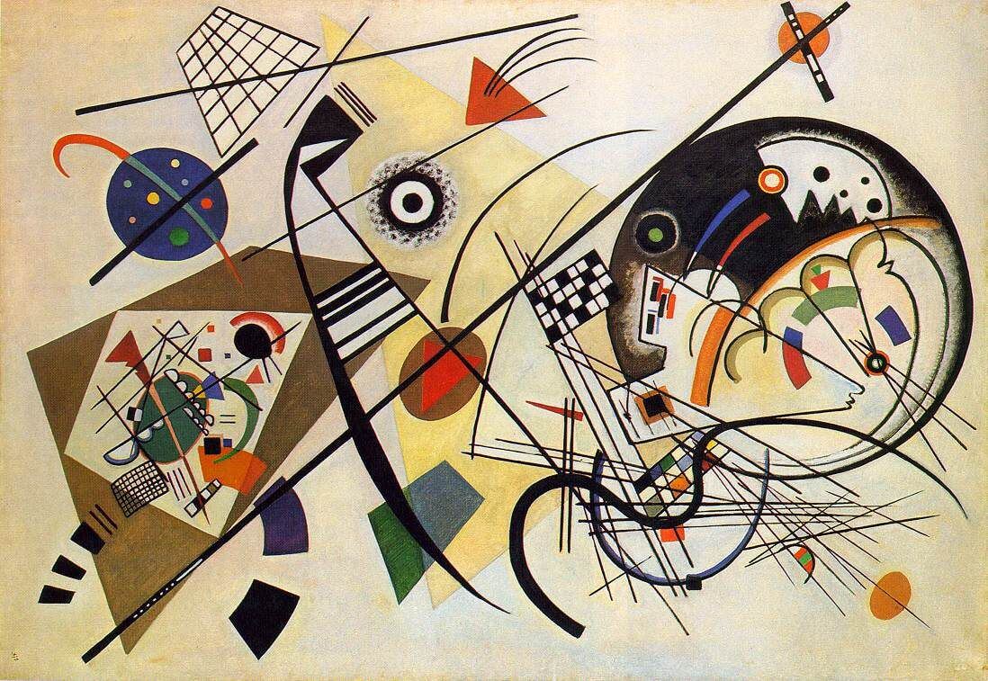 Línea transversal, obra de Wassily Kandinsky.